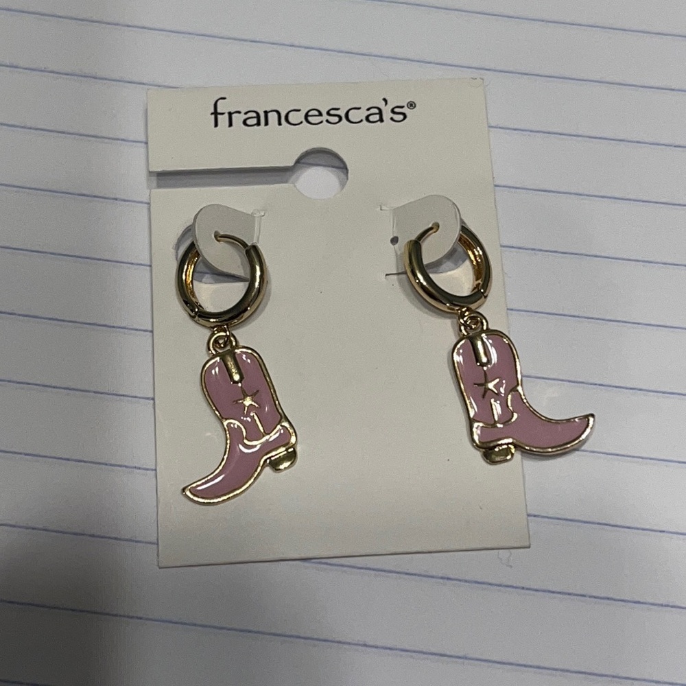 Boots 👢 earrings set new